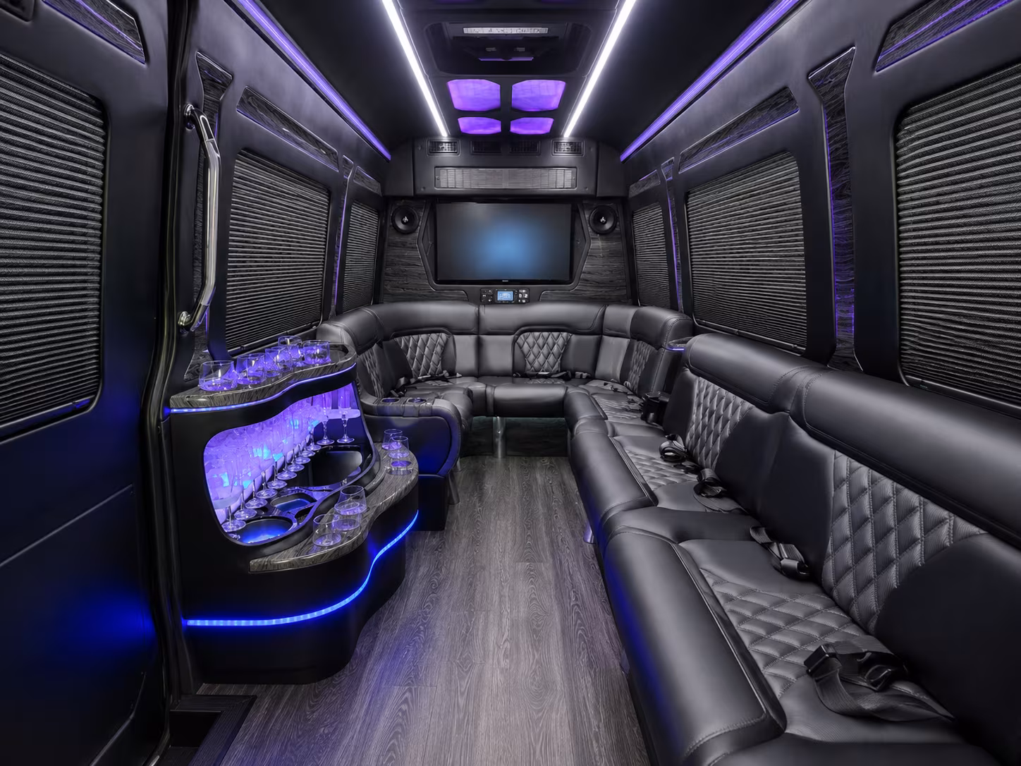 bedford 50 passenger party bus