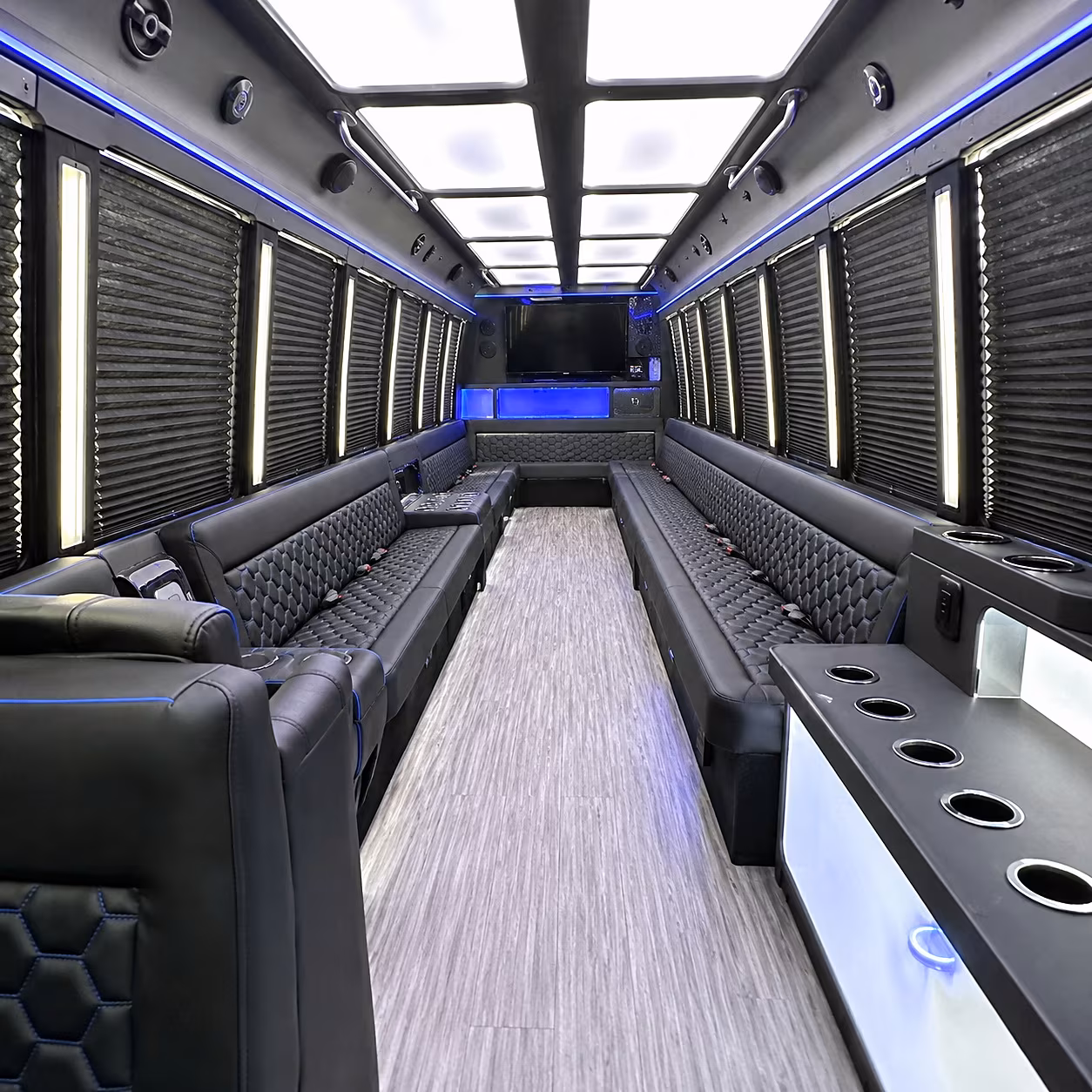 bedford holiday party bus rental