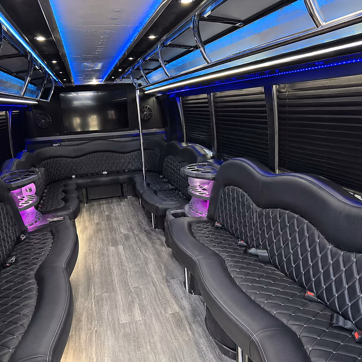 bedford new years eve party bus rental