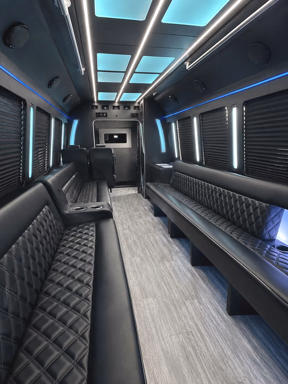 bedford night on town party bus rental