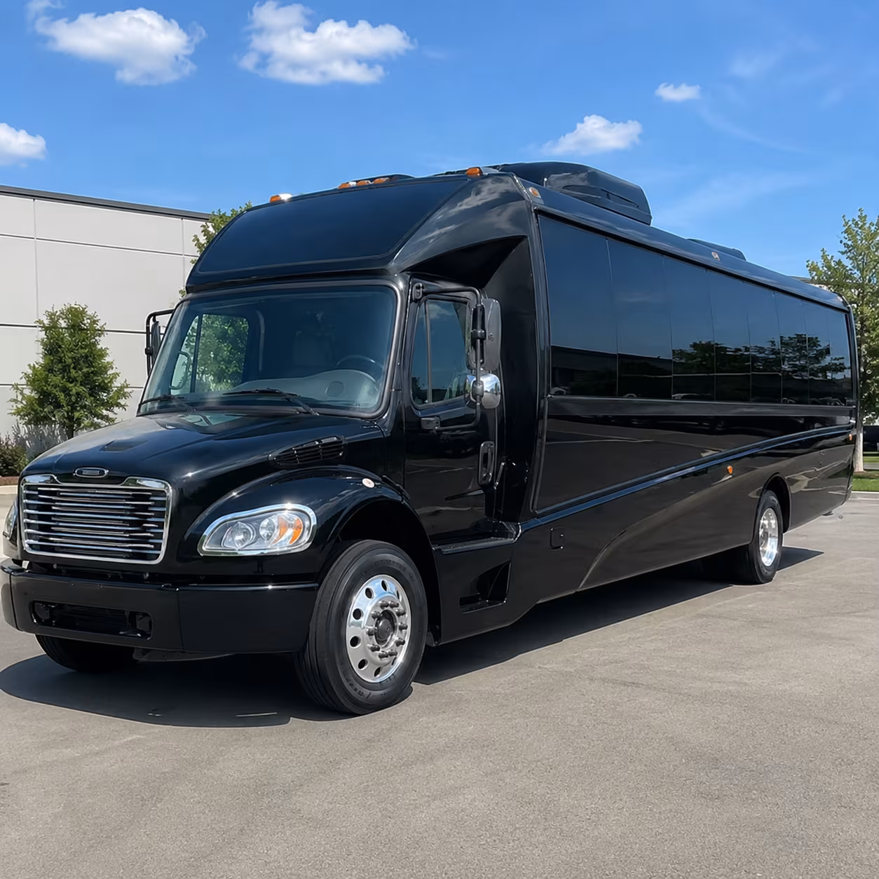 bedford private event transportation onboard seating