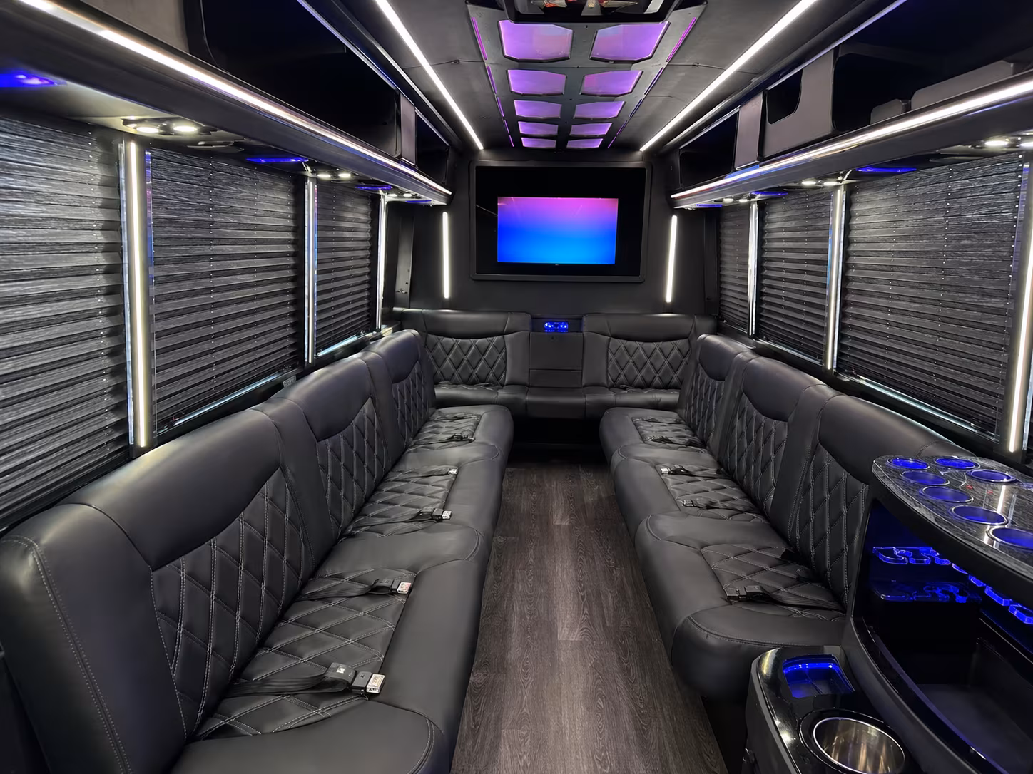 bedford wedding party bus rental
