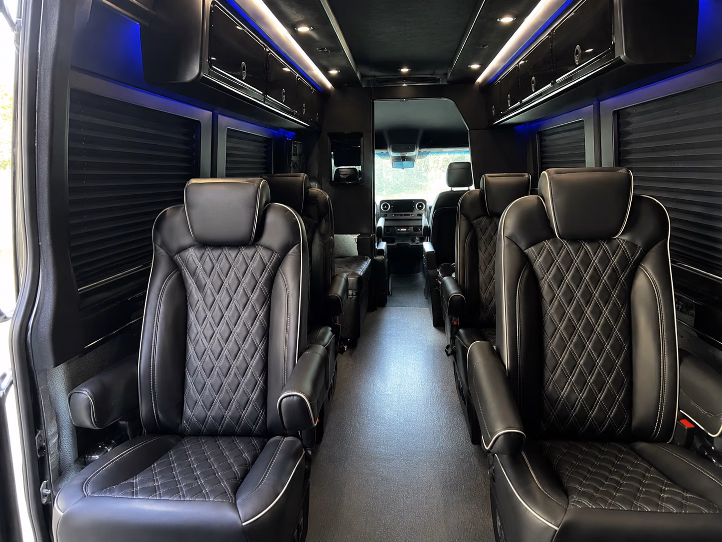 bedford wedding transportation onboard seating