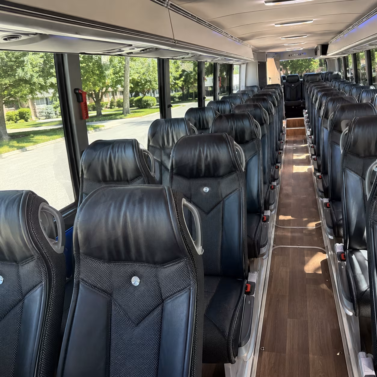 coppell charter bus interior gallery