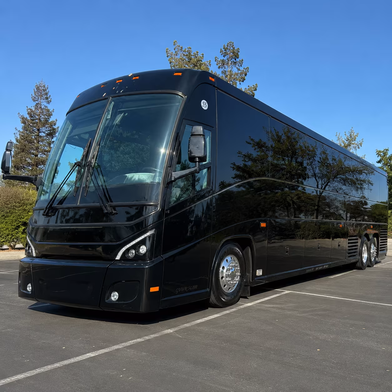 grapevine charter bus rental fleet