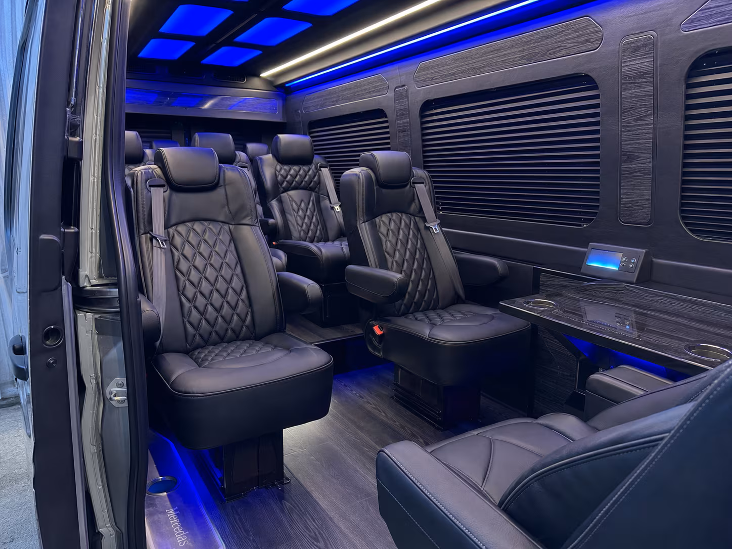 sprinter van transportation for groups and events across bedford
