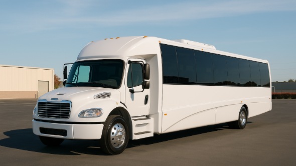 Exterior of Charter Bus Company Euless's 28 Passenger Mini bus in Euless