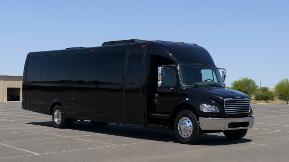 Exterior of Charter Bus Company Euless's 30 Passenger Minibus in Euless