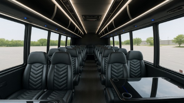 bedford 15 passenger minibus inside
