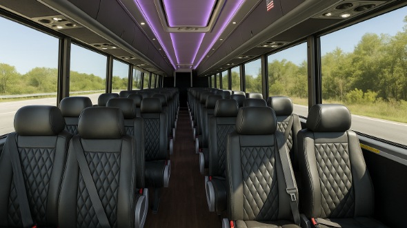 bedford 18 passenger minibus inside