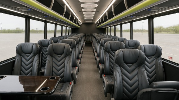 bedford 25 passenger minibus inside