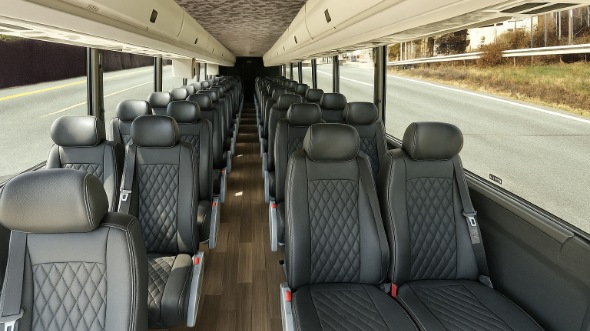 bedford 35 passenger minibus inside